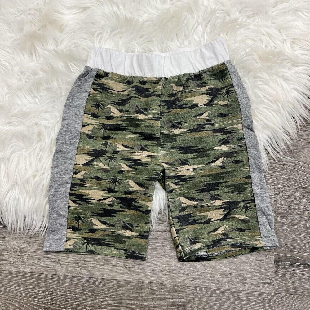 Miki Miete Kids' Teagan Jungle Cruise Shorts In Camo Size 6Y NWT